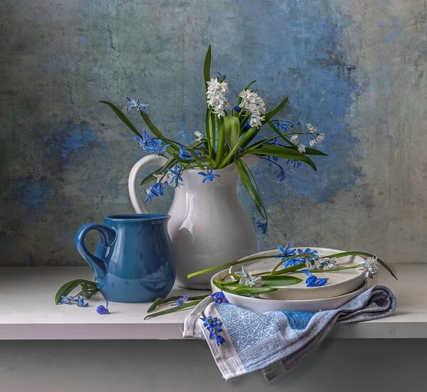 Photograph Vera Artemenko In Blue on One Eyeland